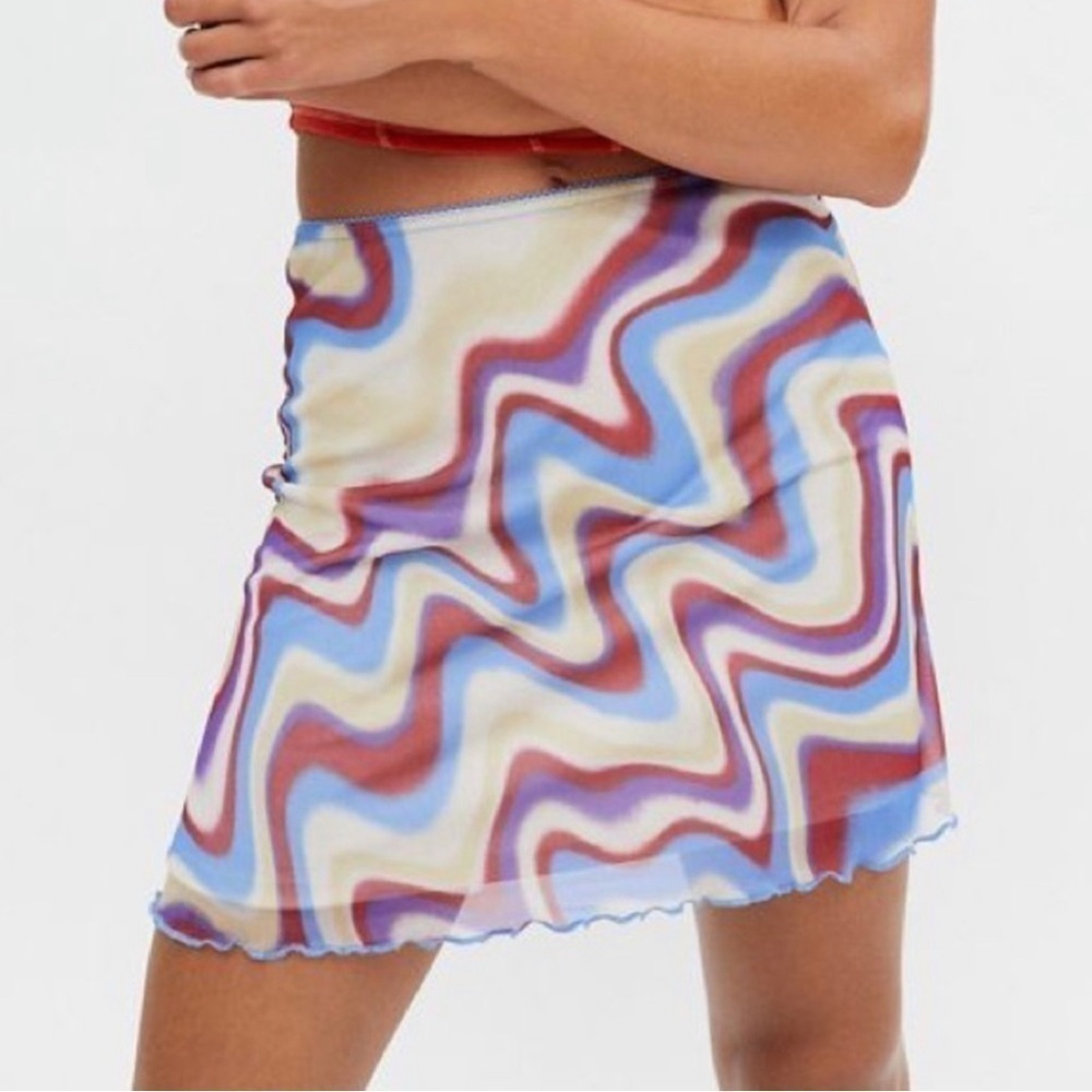 Groovy Urban Outfitters Mini Skirt - Picture 3 of 4
